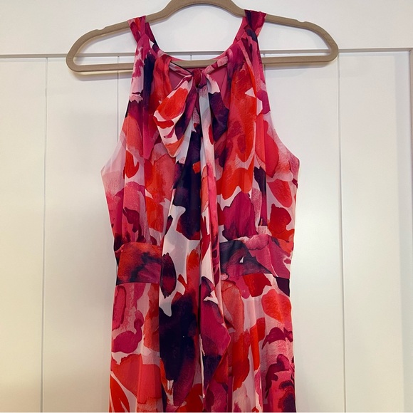Eliza J Floral Halter Neck Maxi Dress - Picture 3 of 4